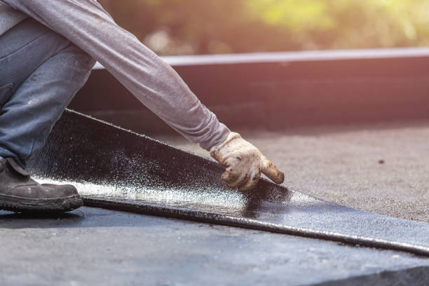 Professional Vapor Barrier Installation technician working in Stevens Point, WI